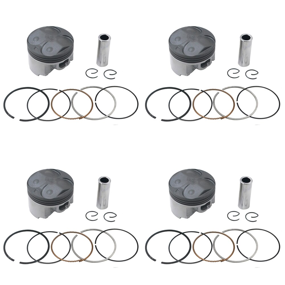 STD 56mm +25 +50 +75 +100 Motorcycle Piston & Ring & Clip Kit For YAMAHA FZR400RR FZ400 3TJ SP 4YR