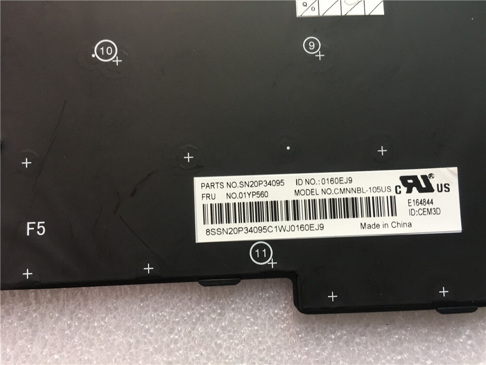 Ja alkuperäinen kannettavan tietokoneen lenovo thinkpad  e580 p52 l580 p72 t590 p53s e590 l590 p53 p73 näppäimistö 01 yp 560 01 yp 720 01 yp 640
