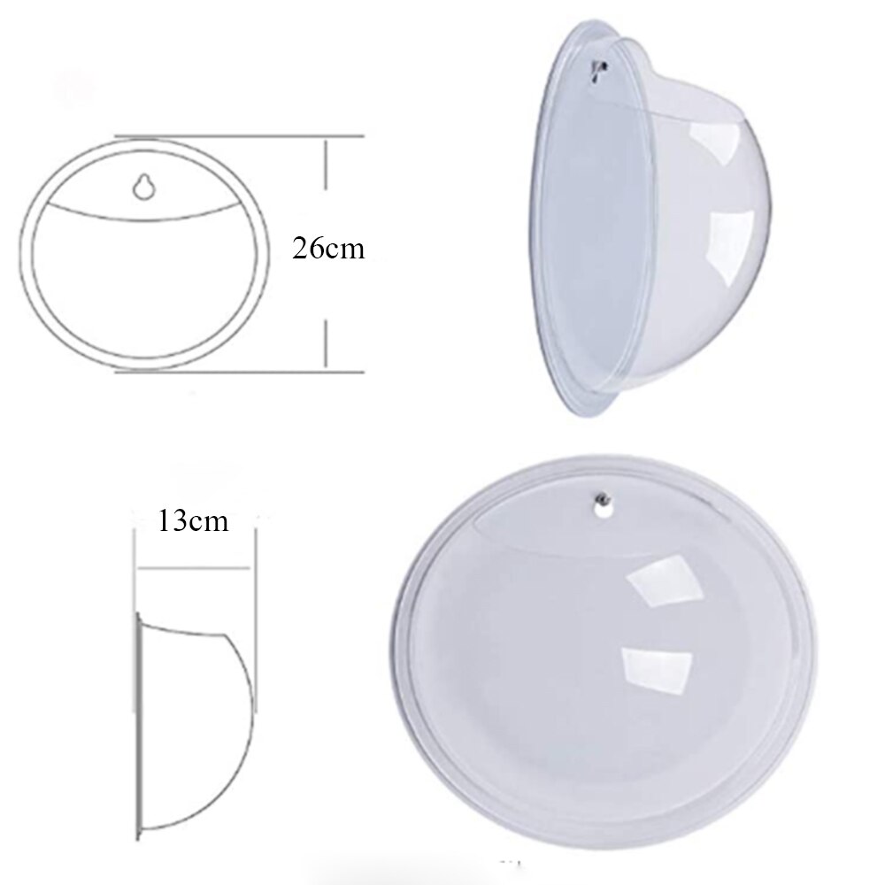 Wall Mount Acrylic Aquarium Fish Tank For Aquatic Pet Betta Fish Goldfish Plant Transparent Hanging Ball Clear Vase Home Decor