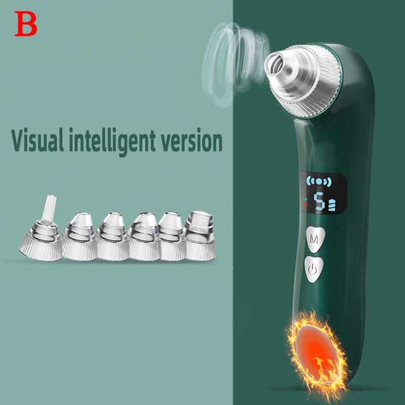 Rimozione visiva di punti neri detergente per pori rimozione dell'acne riscaldamento profondo pulizia del microscopio telecamera wifi naso elettrico viso I5I4: b