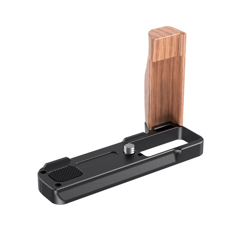 SmallRig L-Shaped Wooden Grip for Canon G7X Mark III W/ 1/4 Thread Holes for Tripod Connected Vlog Vlogging Rig 2445