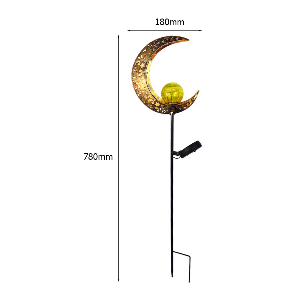 Solar LED Flame Light IP65 Waterproof Retro Iron Garden Lawn Lamp Outdoor Garden Landscape Decor Sun Moon Flame Lighting