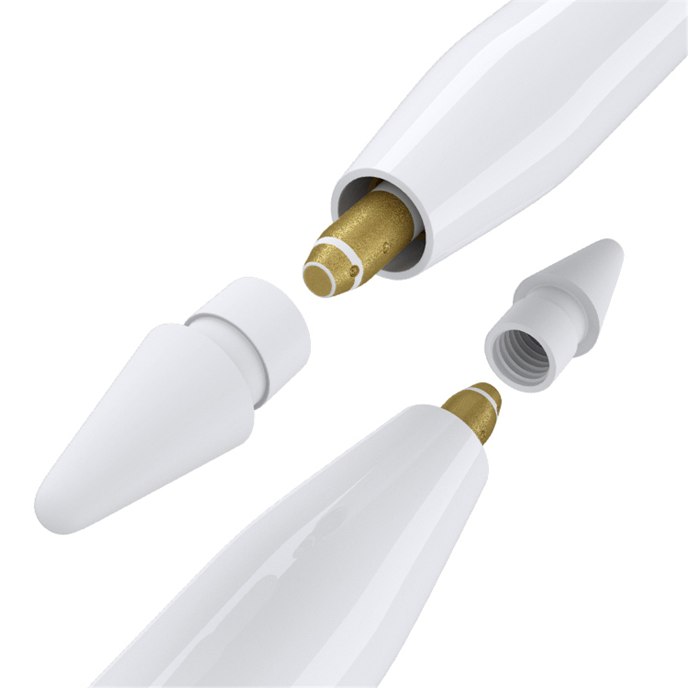 Useful White Smooth Part Point Spare Nib Tip Replacement For Apple Pencil 1 2 iPad Pro Stylus Head Touchscreen Pen