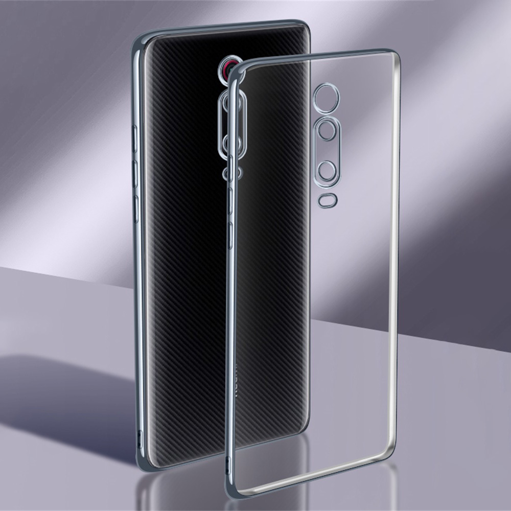 Clear Mode Plating Case Voor Xiaomi Mi 9T Pro Soft Tpu Luxe Telefoon Back Cover Xiaomi9T Mi9T 9Tpro originele Beschermende Fundas: Xiaomi 9T / Zilver