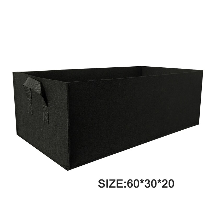 Prostokątna torba robić sadzenia filcowy kwiat roślina powiększająca torba pojemnik na rośliny robić ziemniaków pomidor warzywa roślina kwiaty garnek z uchwytami