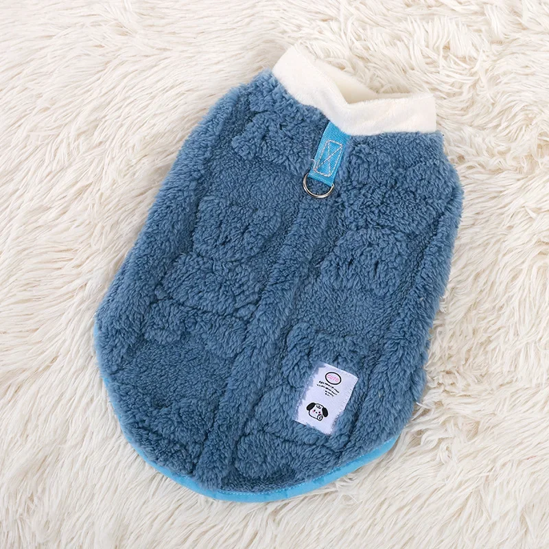 Pet Autumn and Winter Fleece Clothes Dog Cat Warm Coat Small Dogs Clothing Chihuahua Costumes