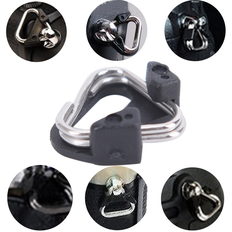 Camera Vervanging Legering Split Ring Driehoek Ringen Haak Voor Nikon Canon Camera Schouderriem Lanyard