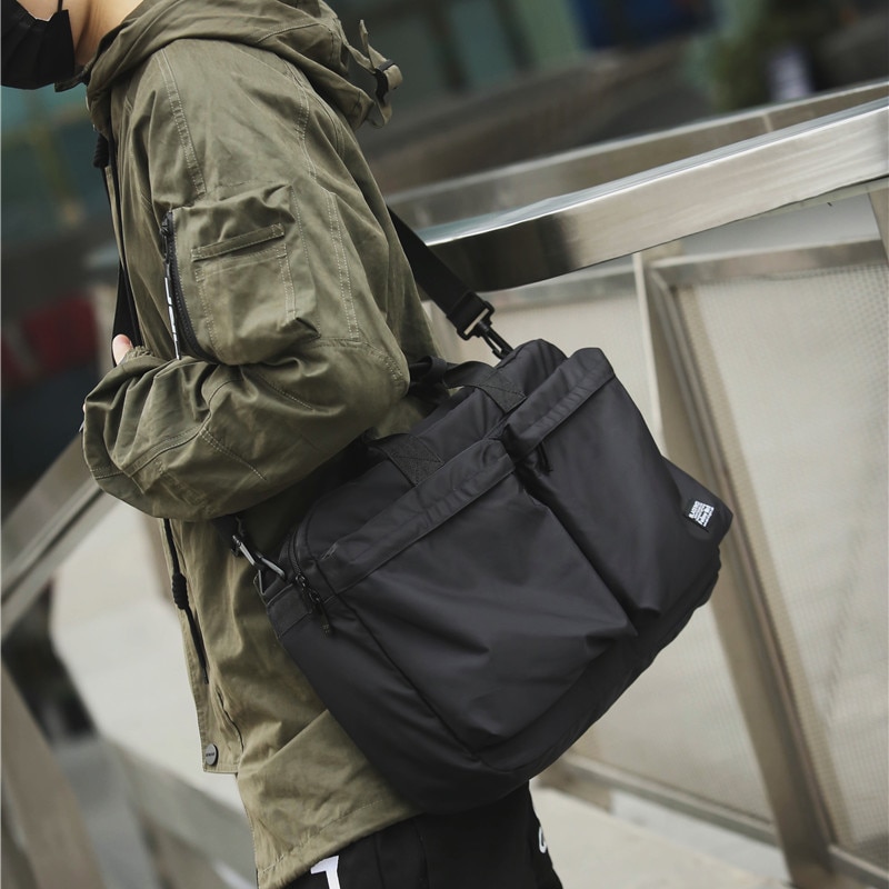 Bolsa de viagem masculina, bolsa de viagem de náilon da moda, masculina, para finais, de ombro, à prova d&#39;água