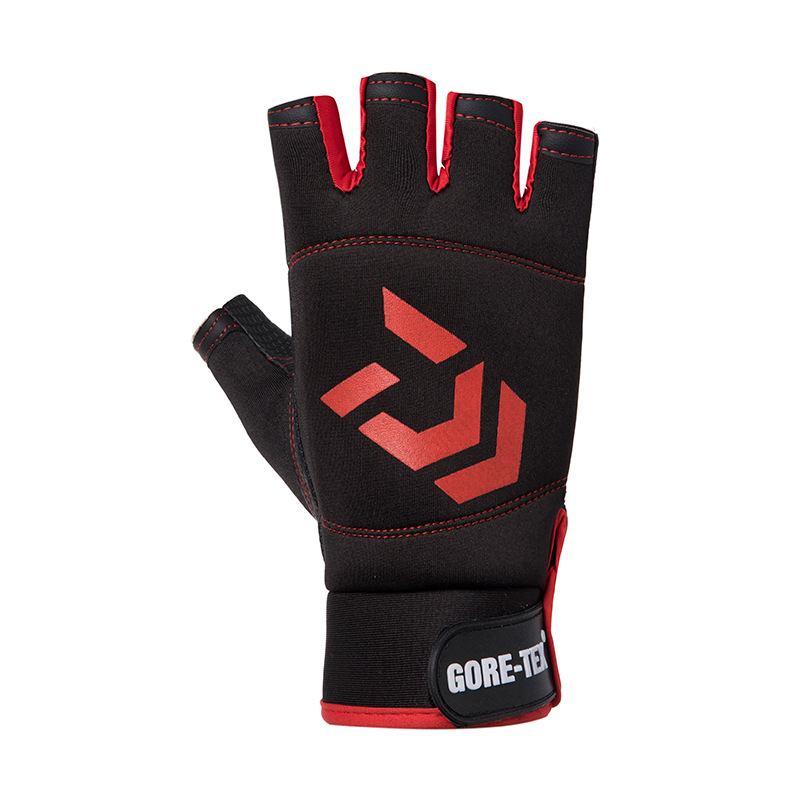 Daiwa Open-fingered Handschuhe Angeln Handschuhe Baumwolle Volle Finger Handschuhe Angeln Outdoor Reiten DAWA Angeln Gleitschutz Handschuhe: 10