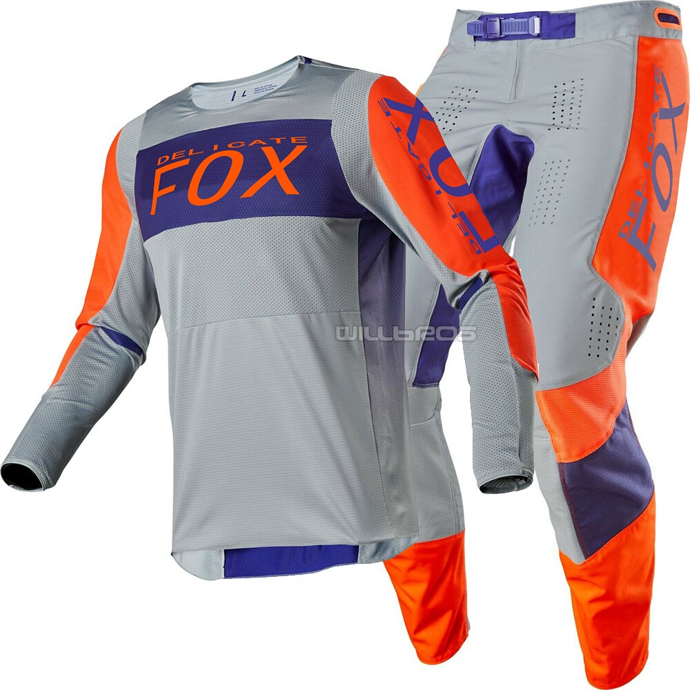 Delicate Fox MX Racing 360 Linc Automotive MTB Bike Off-road Motorcycle Gear Set Motorbike Suit