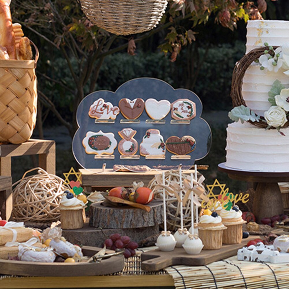 Heldere acryl cupcake donuts houder voor bruiloft, feest, dessert, koekjes, opslag, display rek