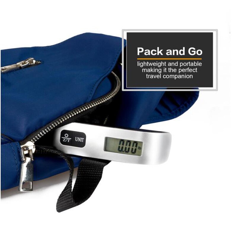 Báscula de equipaje Realmote, 110lb/50 kg, Maleta Digital portátil electrónica, Maleta de viaje, pesa equipaje, balanza colgante, peso LCD