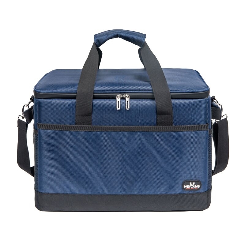 WEYOUNG Große Kapazität 35L Isoliert Thermischen Kühltasche Picknick Kühlschrank Tasche für Auto & Hause Mit, Blau: Default Title