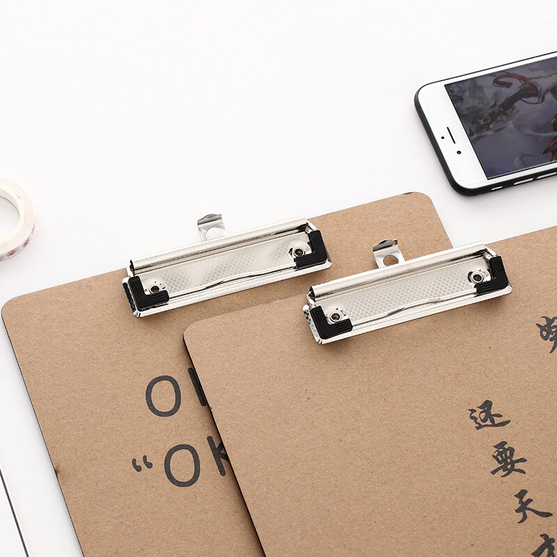 Wood A4 Cartoon File Folder Office Meeting Document Recording Tool Supplies Cute Cat Bear Pattern File Folder