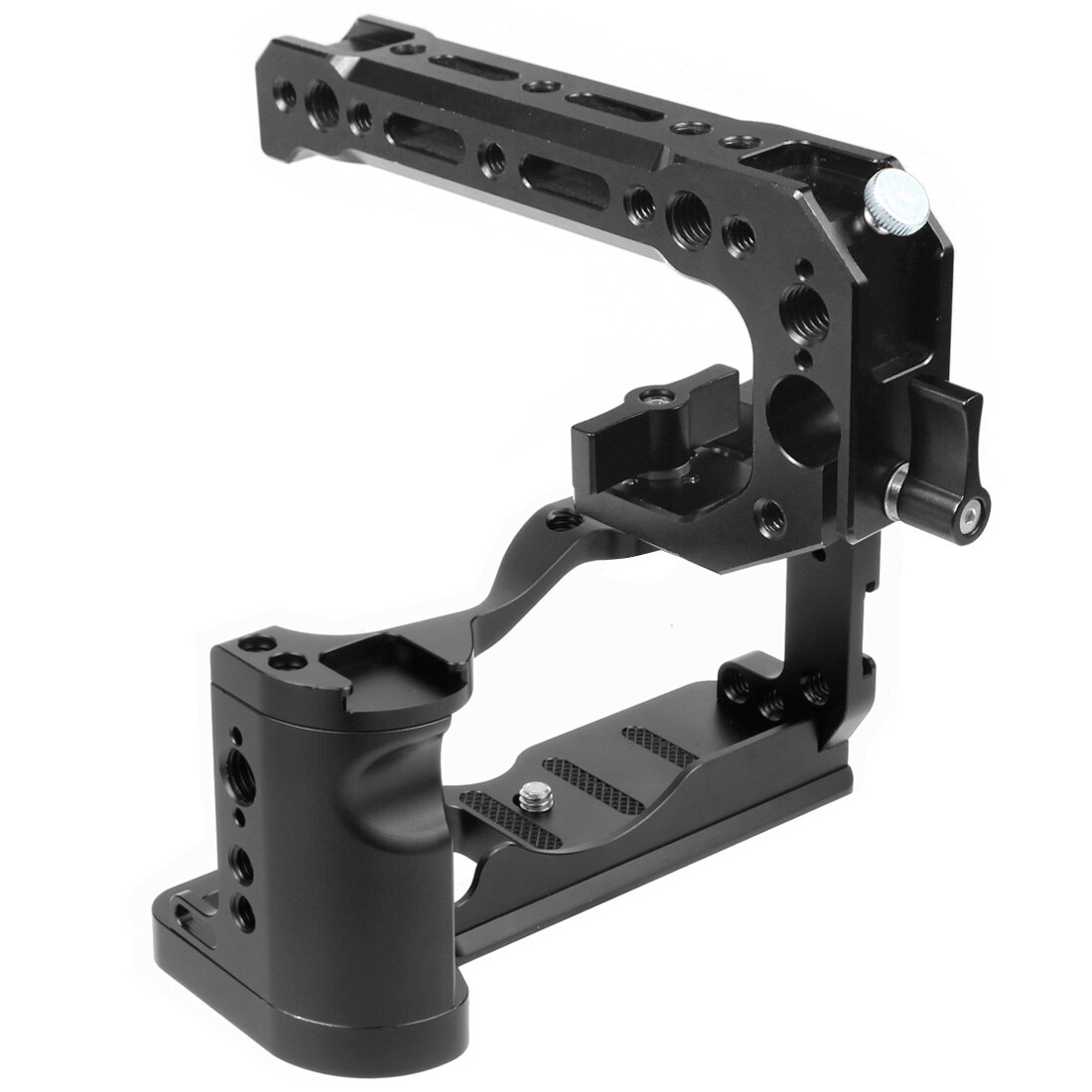 M6 Mark2 Camera Cage Rig Koude Schoen Mount Comfortabele Grip W/Top Handvat Grip Voor Canon Eos M6 Mark ii Video Film Vlog Stabilisator