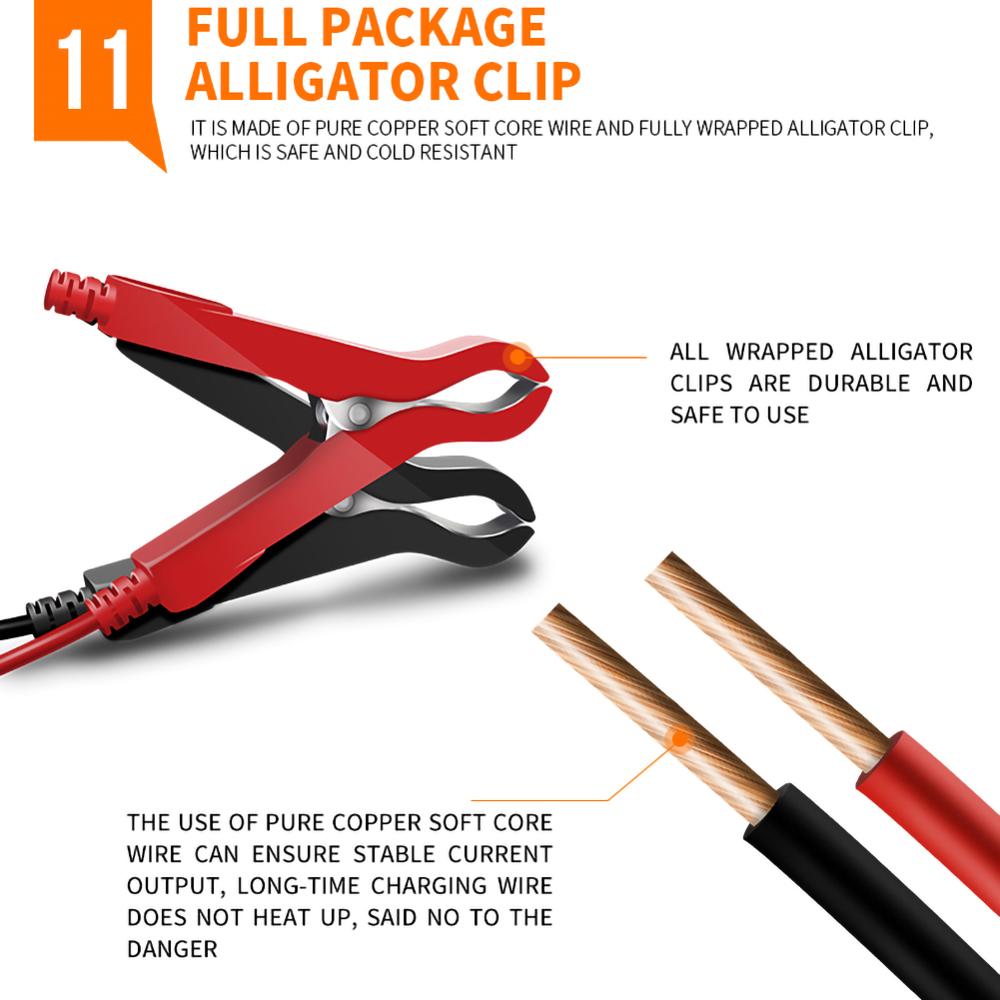 Car Battery Charger LCD Display 12V 6A 24V 3A Lead-acid Battery Lithium Battery Charger Motorcycle Battery Charging Charger