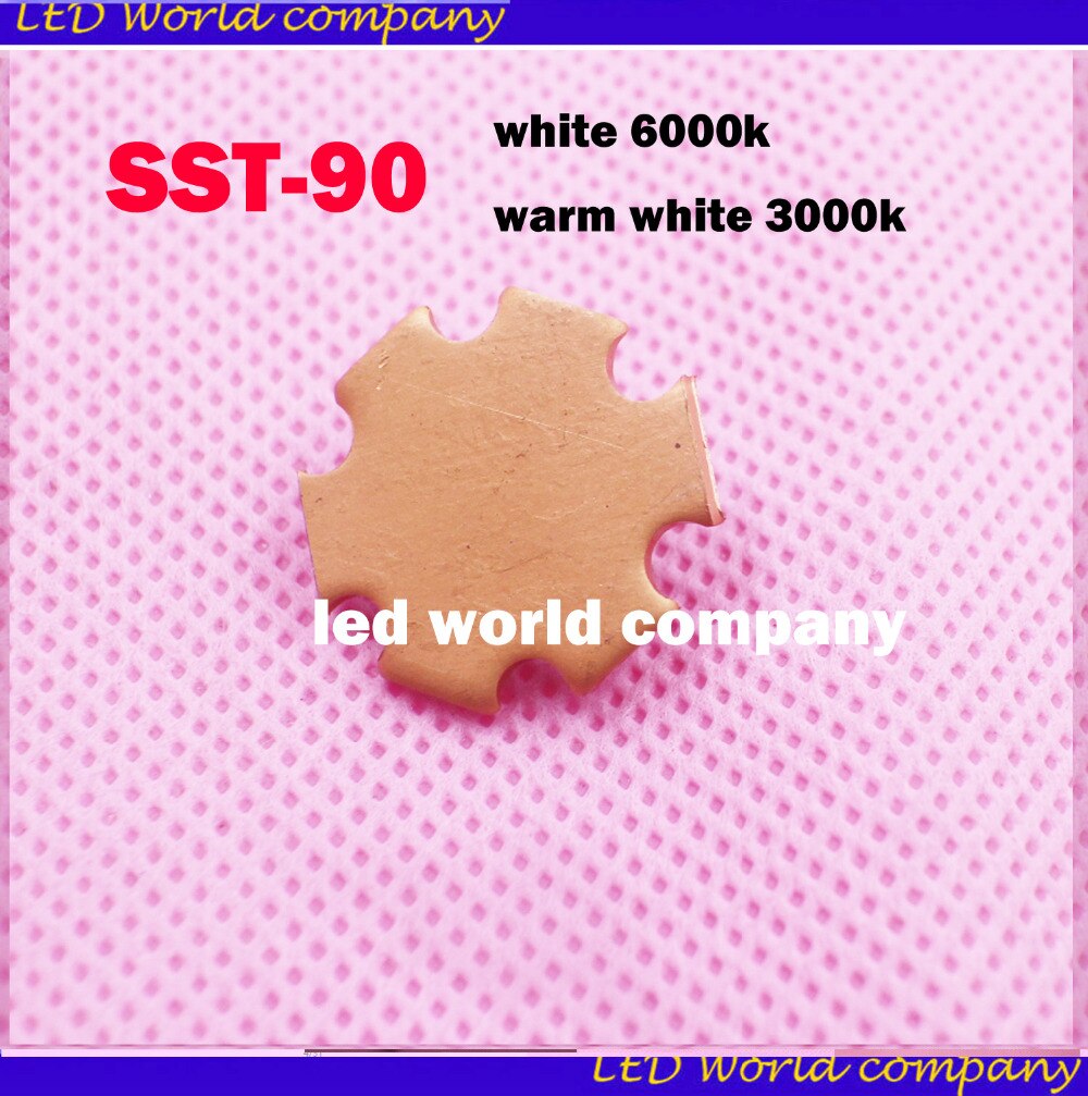 1 Stück Luminus SST-90 LED-modul Chip Diode birne 3000 karat 6000 karat 30 Watt 2250 Lumen SST90 LED-Emitter mit 20mm Kupfer bord