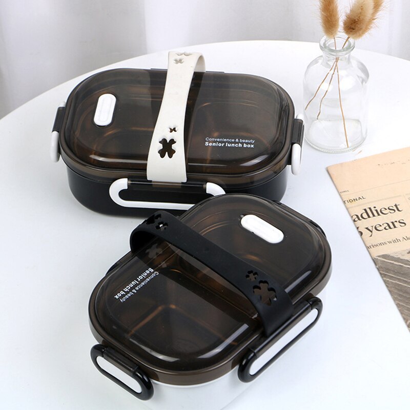 Portable Insulated Lunch Box Leakproof Stainless Steel Bento Box Office Worker Microwave Tableware Salad Food Storage Containers