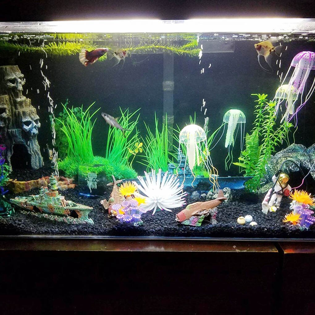 Aquarium Dimmable RGB Light Waterproof Underwear Bar Lamp Remote Control Aquarium Atmosphere Light