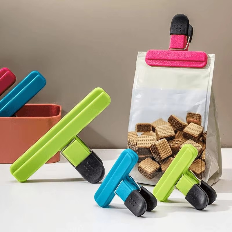 Draagbare Tas Clips Keuken Opslag Voedsel Snack Seal Afdichting Zak Clips Sealer Klem Plastic Gereedschap Keuken Organisatie Accessoires
