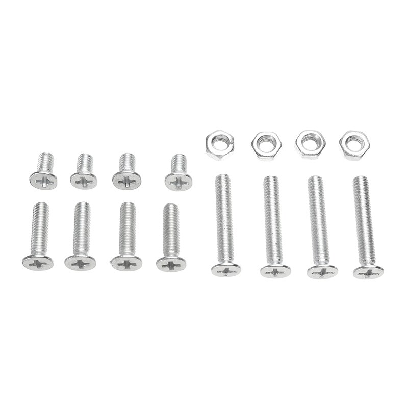 Aluminum Alloy Router Table Insert Plate Fastening Plate with 4 Rings Screws Set For Woodworking Benches Router Accessories