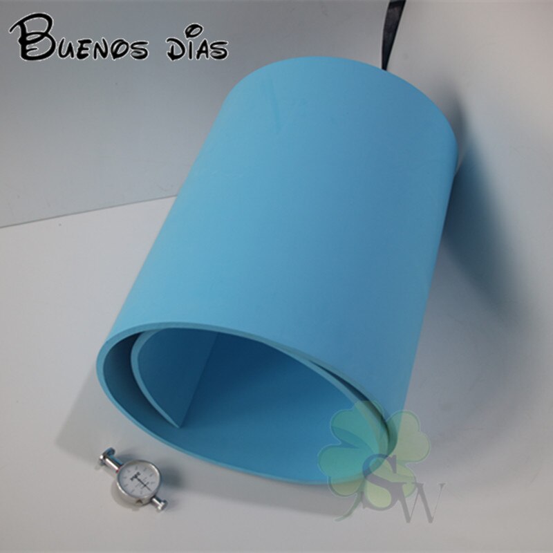 CE Passed 50cm*2m /lot sky blue color Craft eva foam sheets, Easy to cut,Handmade cosplay material