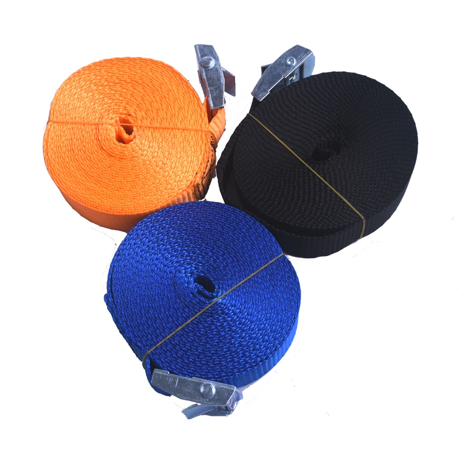 5 meter längd 2.5cm med bilspännrep spärrhake spärrband bagagerem bunden med fast last för ford focus 2 3 f-150