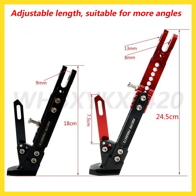 CNC Upgrade Foot Support for KUGOO G-Booster G2 Pro Electric Scooter Kick Stand Parking Bracket Adjustable Kickstand Parts