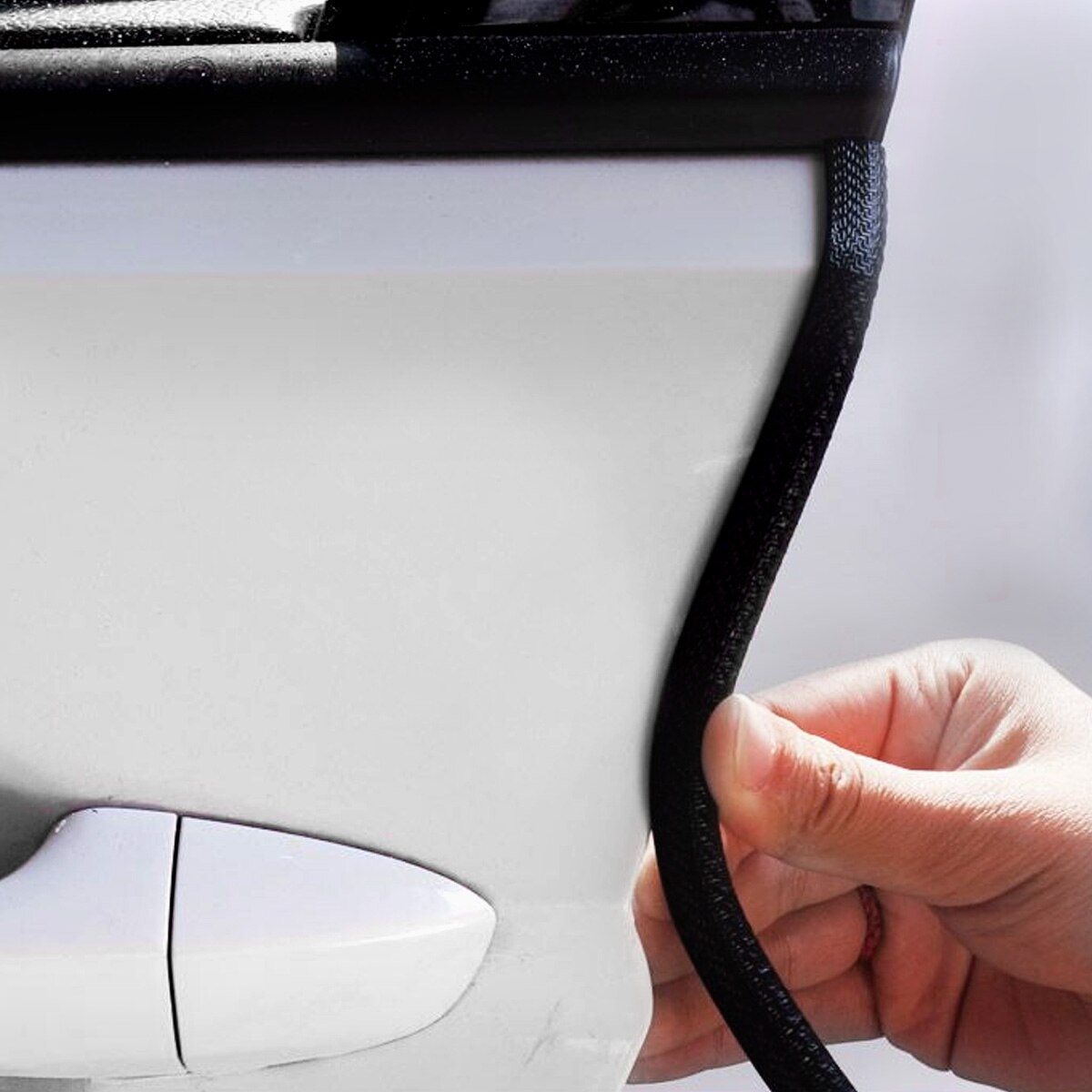 Universal Car Door Edge Protector Guard 13Ft(4M) Rubber Edge Trim U Shape Rubber Seal Protector Car Door Seal Door Trim