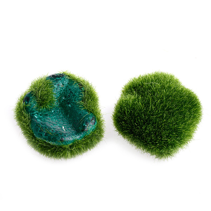 5 pçs verde artificial musgo pedras grama planta potted casa jardim decoração paisagem