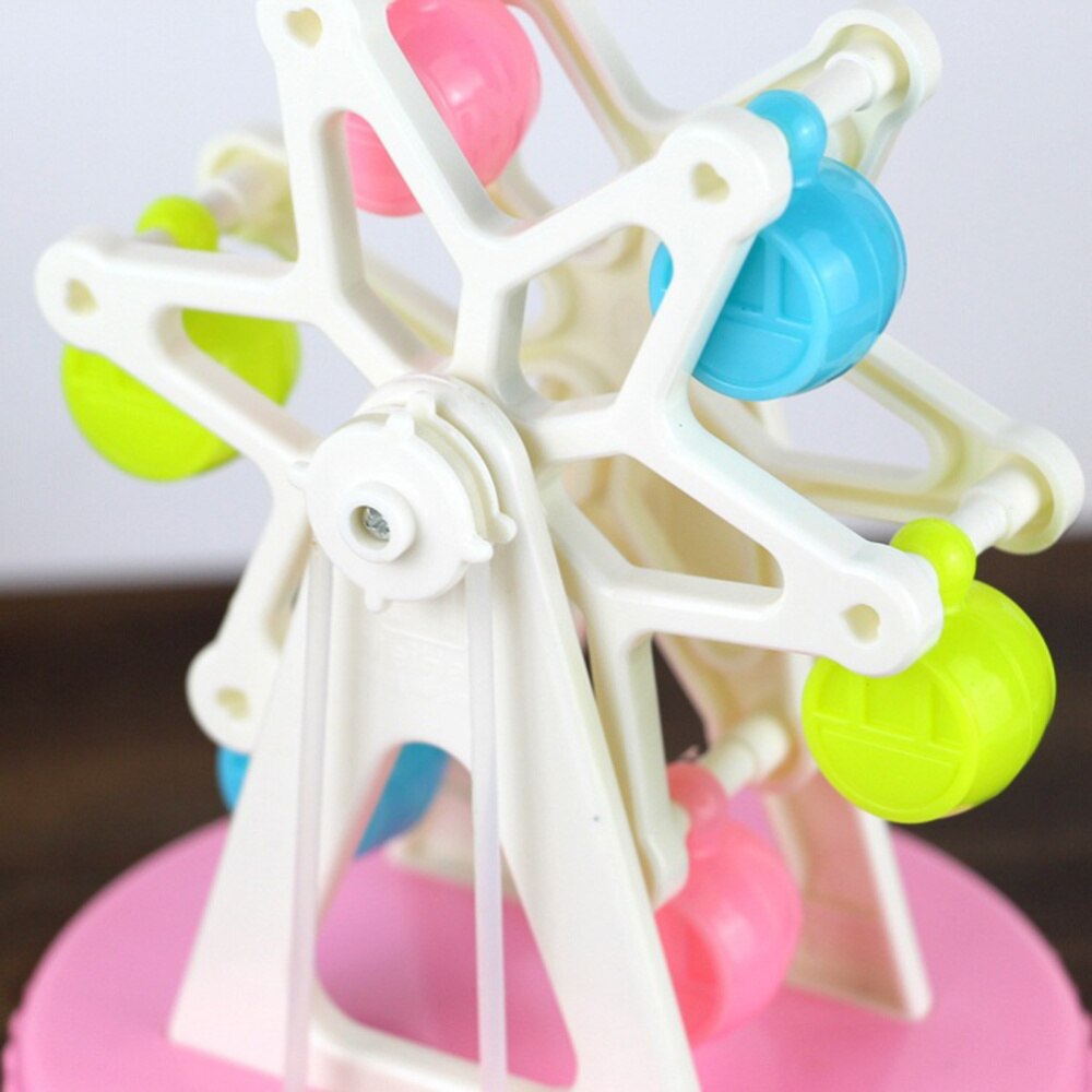 Cartoon Ferris Wheel Box Rotating Box Decorations for Kids Children )