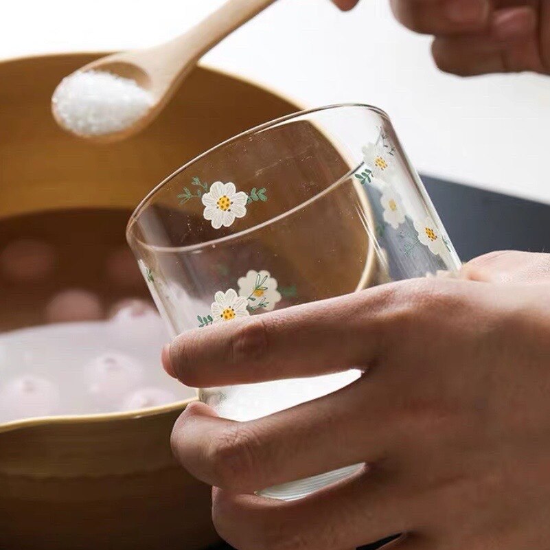 Kruiden Jar Glas Millimi Ранчо Schoonmaken Kleine Daisy Hoge Borosilicate Huishouden Keuken Fles Driedelige Pot Met Deksel