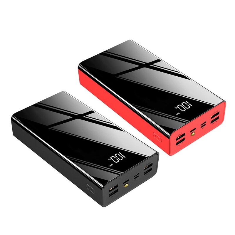 Cargador portátil de gran capacidad de 40000mAh, paquete de batería externa para todos los teléfonos móviles Micro/Lightning/tipo-c