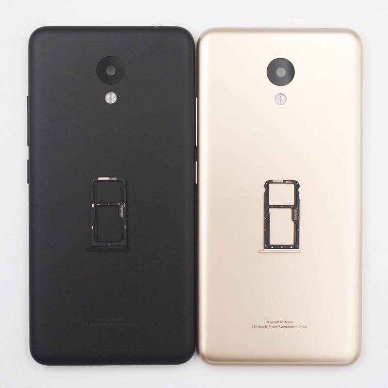 BaanSam Battery Door Back Cover Housing Case For MEIZU M5C M710H 5 Inch With Camera Lens+Power Volume Buttons+SIM Card Tray