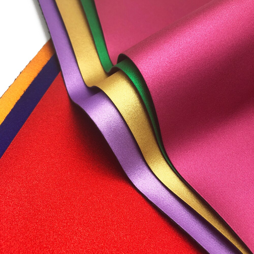 Tela de cuero sintético Scrub de Color liso de 20*34cm, materiales hechos a mano DIY para hacer bolsos artesanales, 1Yc4052