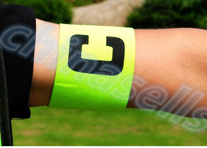 50 stk fotball fotball fleksible sport justerbare spillerbånd fluorescerende kapteinarmbånd hockey rugby skippere armbånd