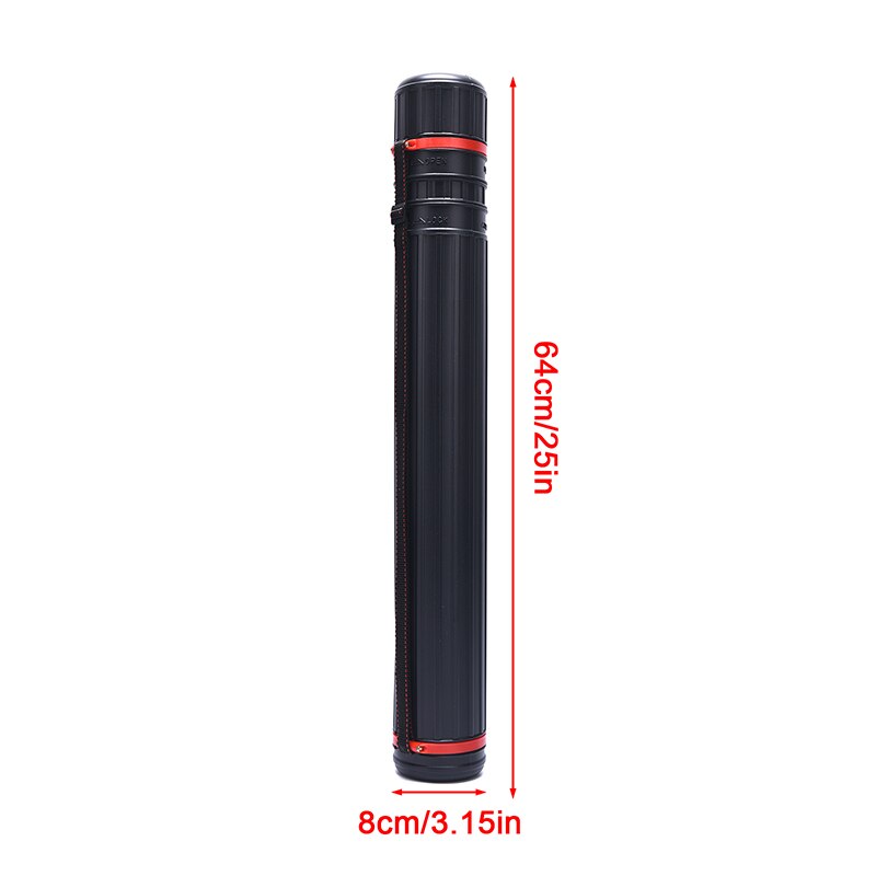 Flexible Plastic Telescopic Blueprint Document Painting Paper Storage Tube Box Portable Retractable Poster Holder: Large
