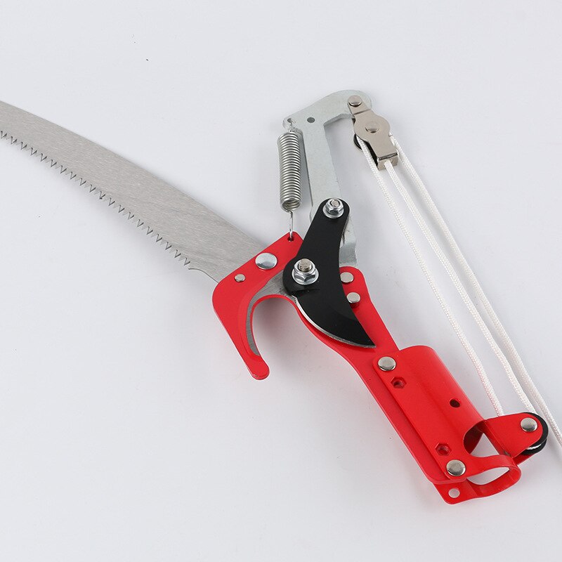 Garden Trimmer Tool Branch Scissors High altitude Fruit Cutter Extendable Fruit Tree Pruning Saw Cutter Pulley Lever Scissors
