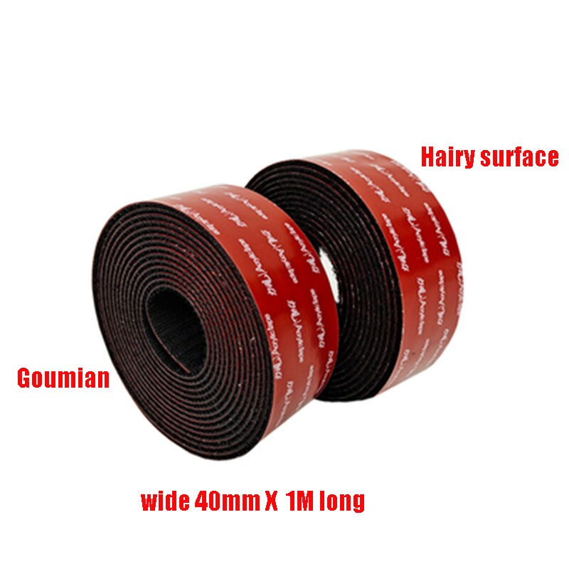 1/m Mair f Strong Self-Adhesive Hook And Loop Fastener Tape Nylon Sticker velcroTape Adhesive Car Interior Can Be Used For DIY 1: 40mm  x 1m