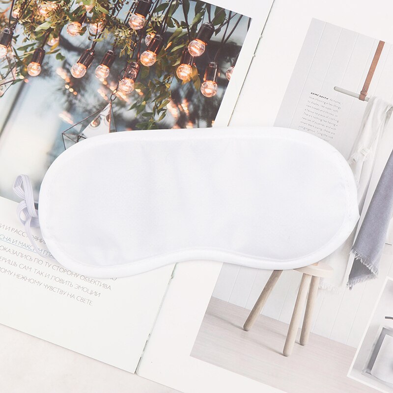 1PCS Silk Sleep Eye Mask Sleeping Padded Shade Patch Eyemask Blindfolds Women Men Travel Relax Rest Eye Cover
