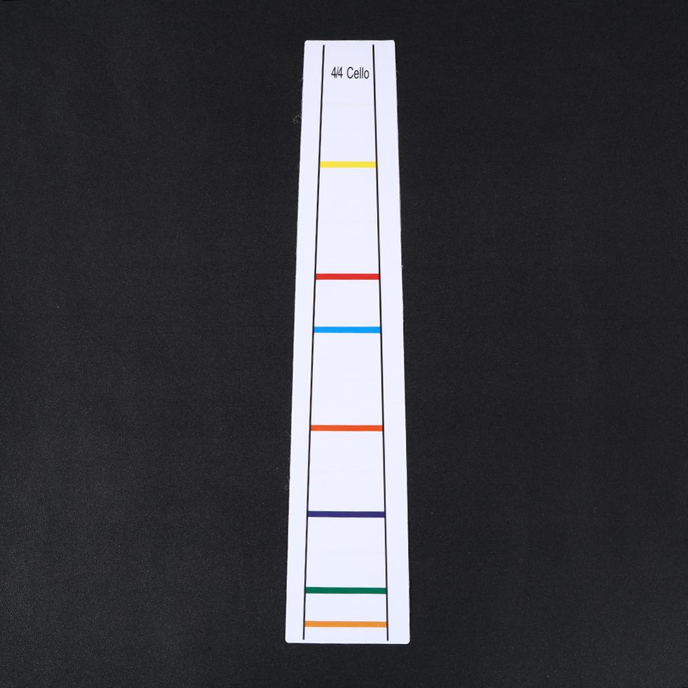 Calcomanía de posición para diapasón y trastes, etiqueta guía para violonchelo, gráfico de dedos para principiantes, accesorios, Instrumentos musicales