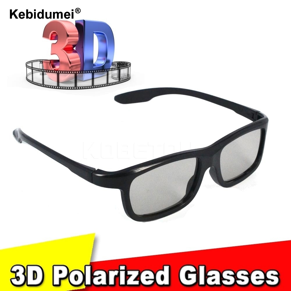 Kebidumei 5pcs Fahion Zonnebril 3D Gepolariseerde Bril Stereo Glas Film voor Samsung Smart TV voor LG voor Sony TV