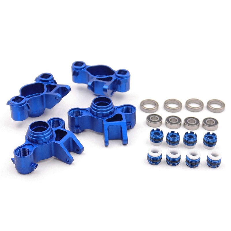 For Traxxas E-REVO 2.0-ALLOY FRONT GEAR BOX PROTECTOR MOUNT W/SCREWS - BLUE
