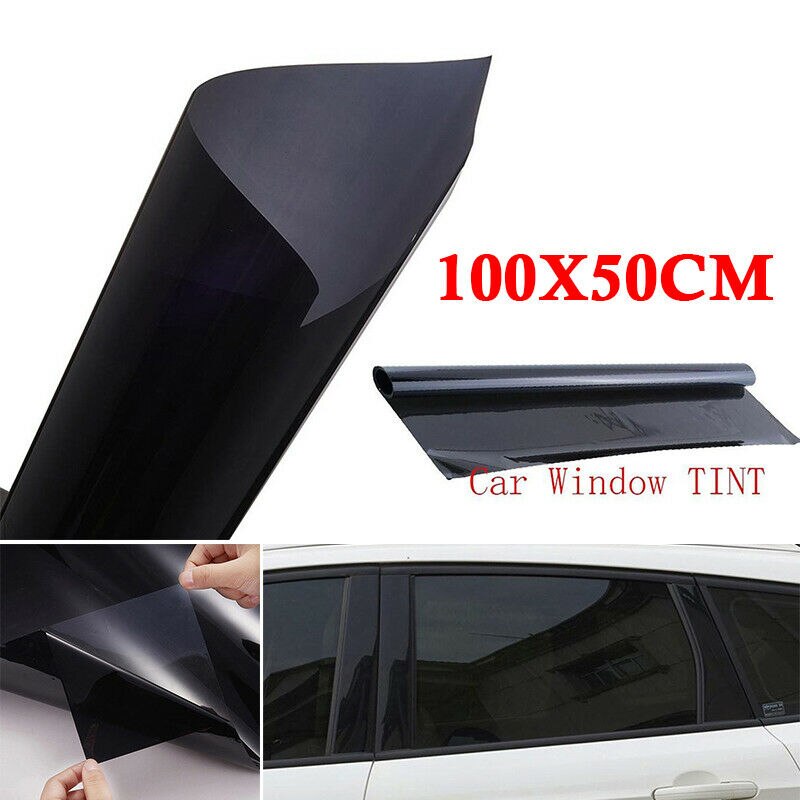 100x50cm Car Window TINT 5% VLT Sticker Film&Scraper Non-reflective UV Block