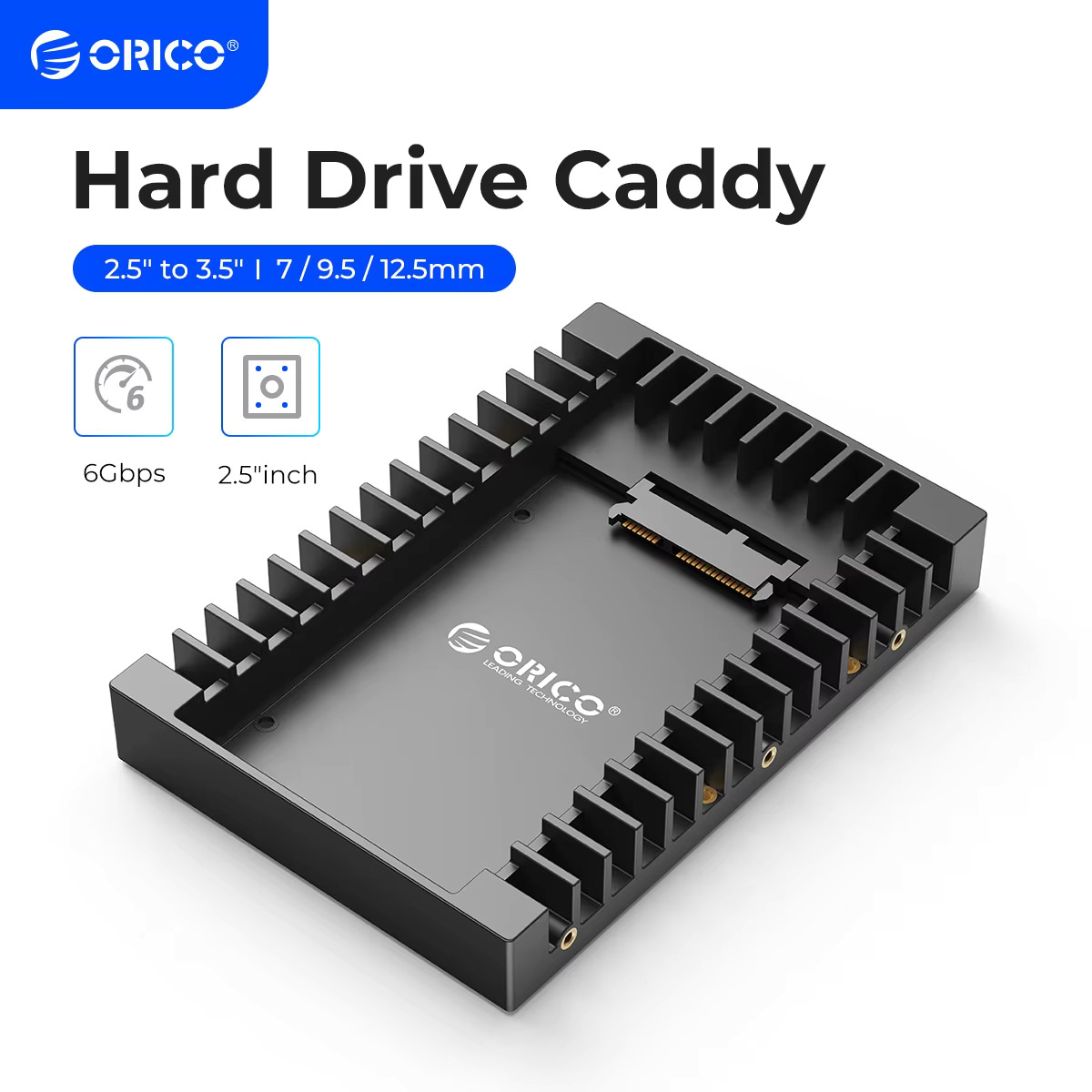 ORICO-Hard Drive Caddy Supporto SATA 3.0 Supporto HDD e SSD 2.5 In 7mm 9.5mm 12.5mm Accessori per computer