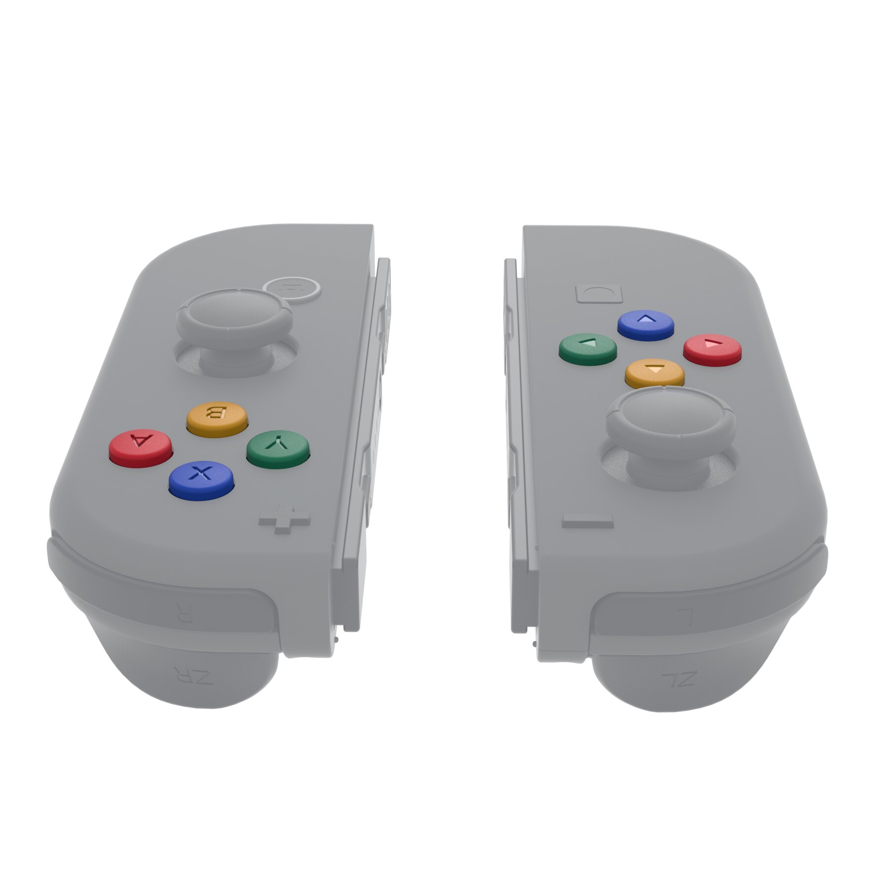 Ekstremt gør-det-selv farverige abxy knapper vejledning nøgler reparationssæt med værktøjer til ns switch joycon og til ns switch oled model