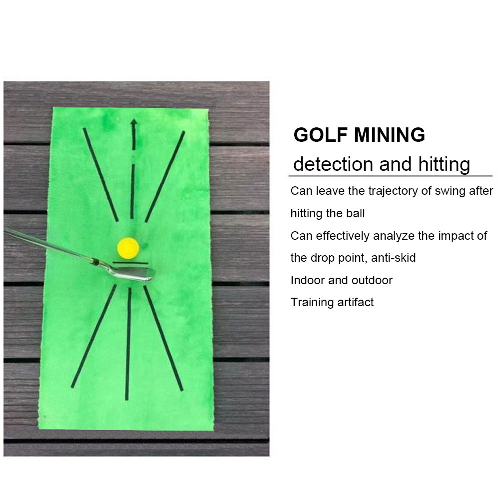 Golf Training mat Indoor and Outdoor Portable Golf Training Mat Velvet Golf Swing Mat