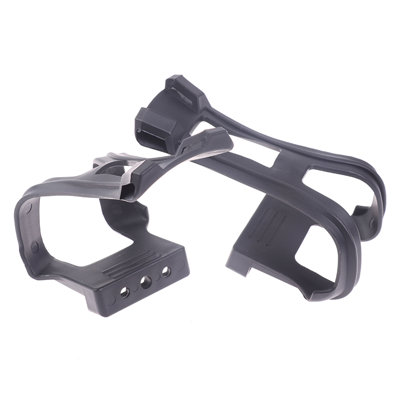 1 Pair Pedal Clips Bicycle Bike Strapless Toe Black Ultra-light Bicycle Pedal Half Clips With Screws Cycling Accessories