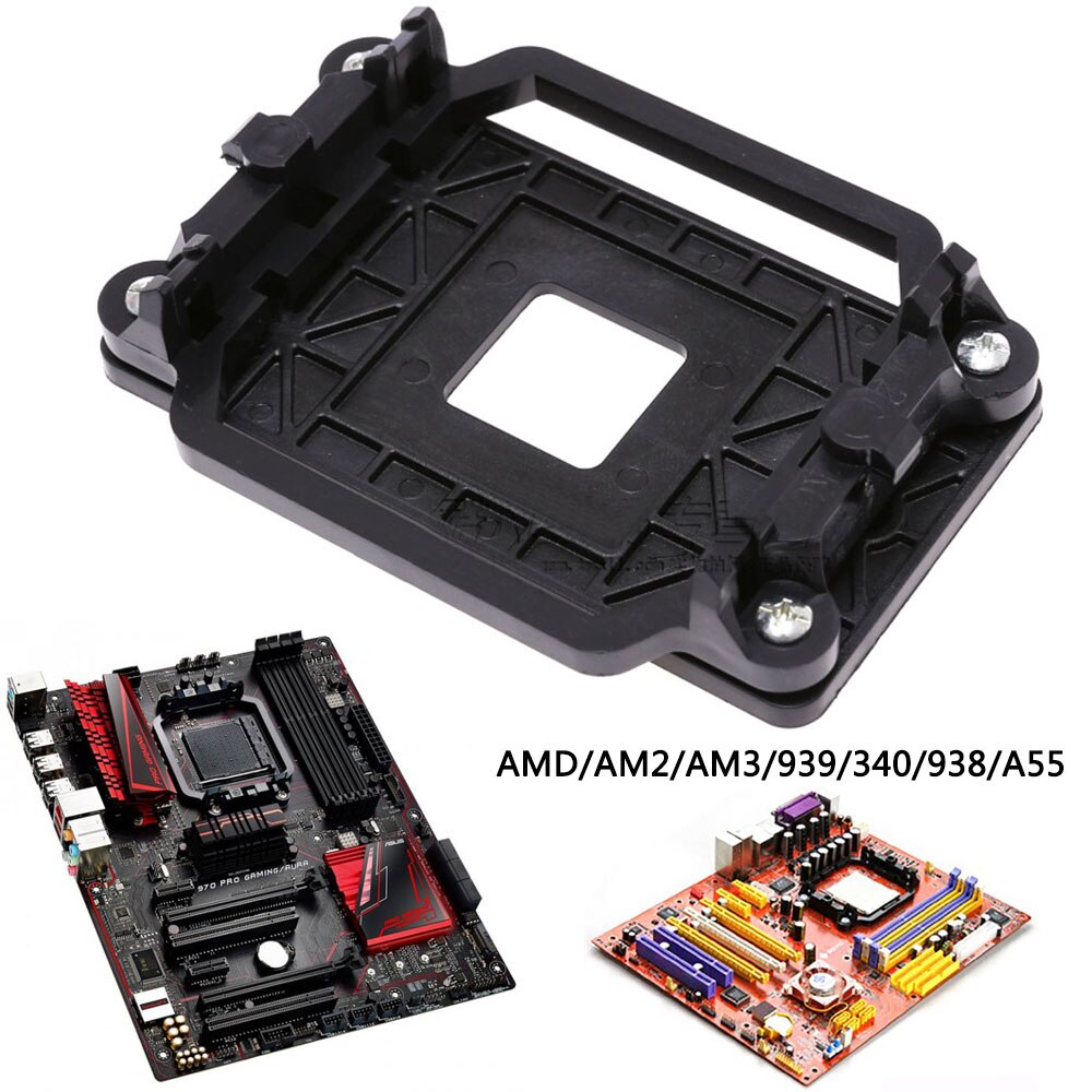 Replacement CPU Holder Plate Cooling Fan Heatsink Socket Base Dock For AMD 940 AM2 AM2+ AM3 AM3+