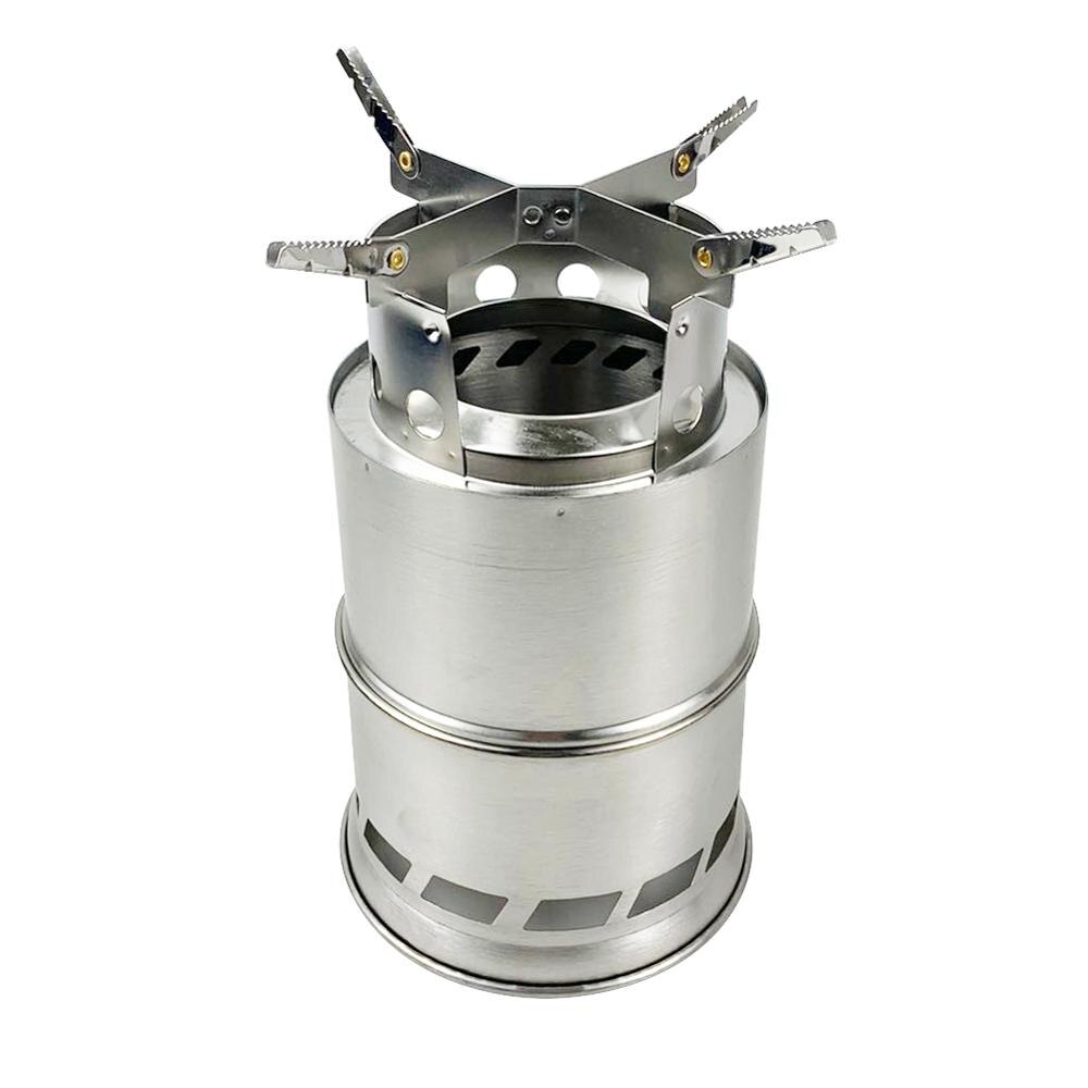 1 Uds hornillo ligero de Camping estufa de leña plegable a prueba de viento para Picnic barbacoa Camping YS-BUY: Style C